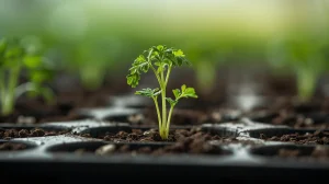 Almácigo de Cilantro